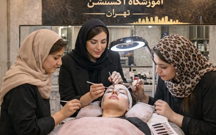 بهترین آموزشگاه اکستنشن مژه در تهران